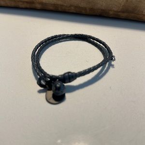 Bottega veneta mens leather bracelet